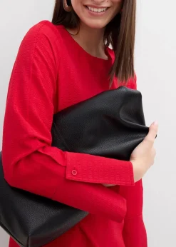 Online Minikleid aus strukturiertem Material Damen Kleider