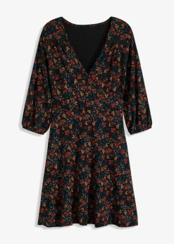 Online Minikleid aus Viskose-Mix Damen Kleider|Bekleidung·Pullover & Strickjacken