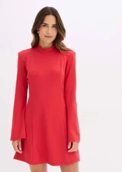 Online Minikleid in A-Linie und Trompetenärmeln Damen Kleider|Nachhaltigere Materialien