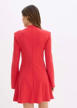 Online Minikleid in A-Linie und Trompetenärmeln Damen Kleider|Nachhaltigere Materialien