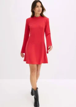 Online Minikleid in A-Linie und Trompetenärmeln Damen Kleider|Nachhaltigere Materialien