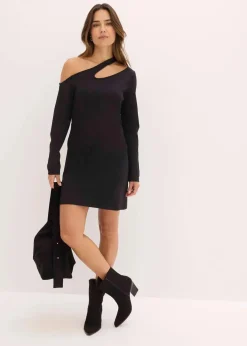 Damen bonprix Bekleidung·Pullover & Strickjacken|Kleider|Minikleid mit Cut-Outs