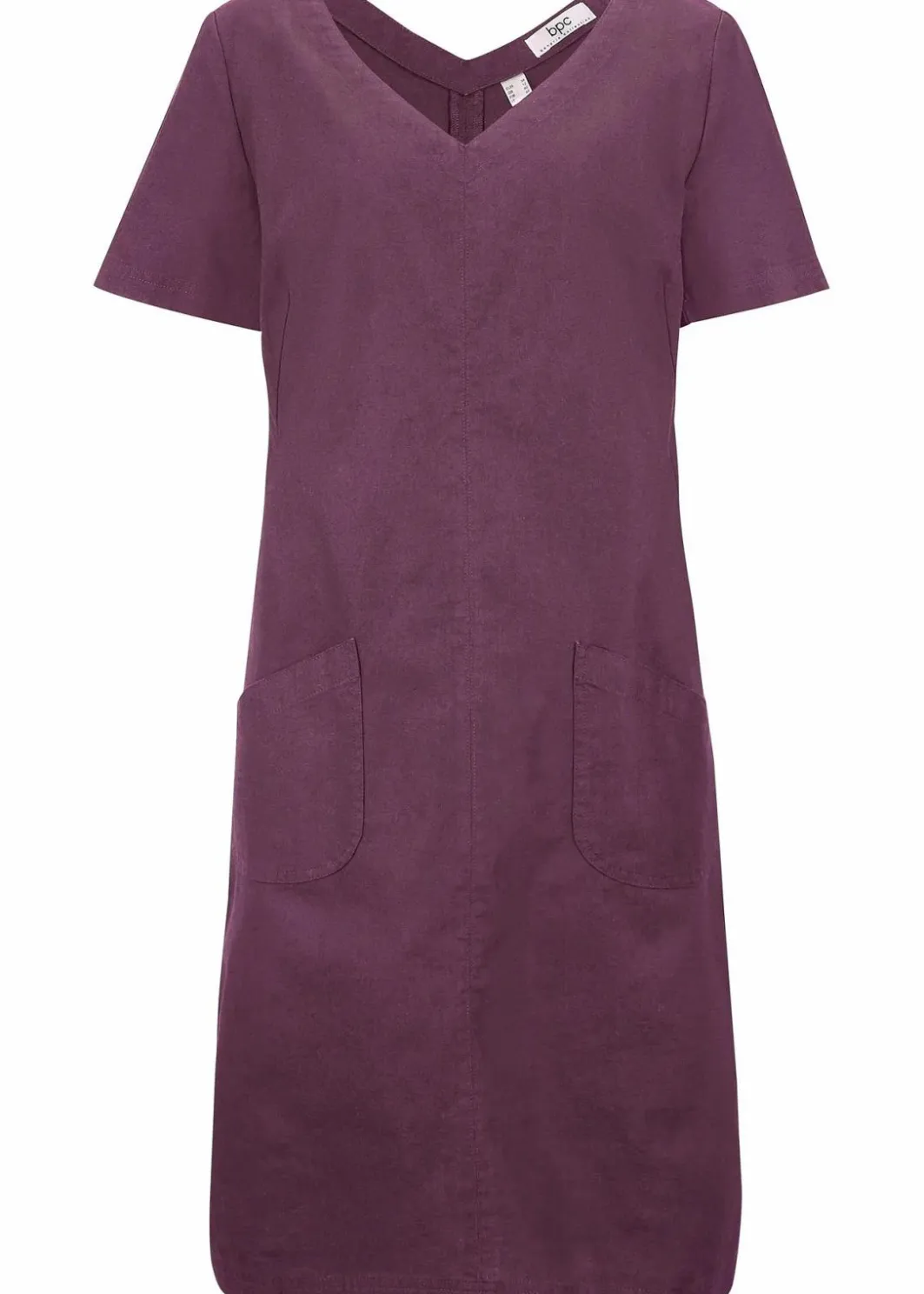 Damen bonprix Bekleidung·Pullover & Strickjacken|Kleider|Minikleid mit Leinen