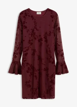 Minikleid mit Mesh Damen Kleider|Bekleidung·Pullover & Strickjacken