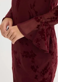 Minikleid mit Mesh Damen Kleider|Bekleidung·Pullover & Strickjacken