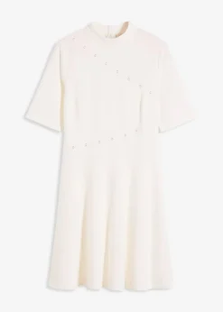 Sale Minikleid mit Nieten Damen Bekleidung·Pullover & Strickjacken|Kleider