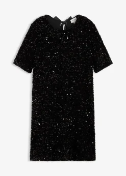 Damen bonprix Bekleidung·Pullover & Strickjacken|Kleider|Minikleid mit Pailletten