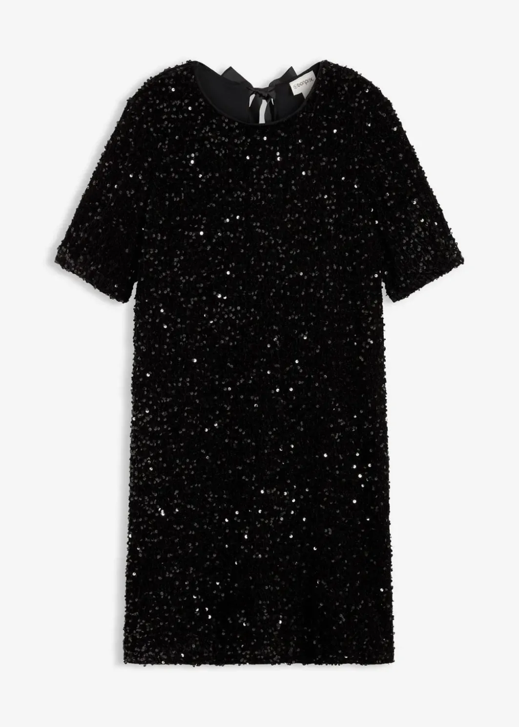 Damen bonprix Bekleidung·Pullover & Strickjacken|Kleider|Minikleid mit Pailletten