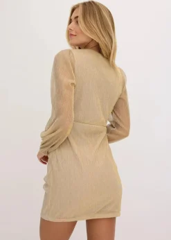 Clearance Minikleid mit Raffung Damen Bekleidung·Pullover & Strickjacken|Kleider