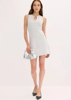 New Minikleid mit Schmuck-Knopf Damen Kleider