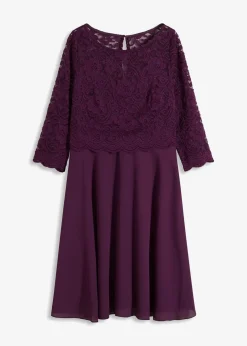 Sale Minikleid mit Spitze Damen Festliche Mode|Kleider