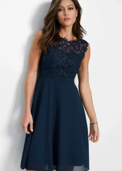 Hot Minikleid mit Spitze Damen Bekleidung·Pullover & Strickjacken|Festliche Mode