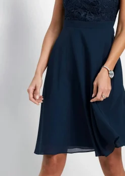 Hot Minikleid mit Spitze Damen Bekleidung·Pullover & Strickjacken|Festliche Mode