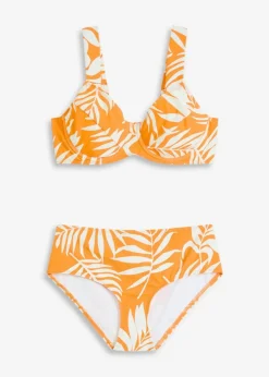 Damen bonprix Große Cups D-F|Nachhaltigere Materialien|Minimizer Bikini (2-tlg.Set)