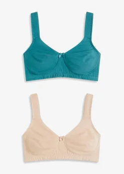 Sale Minimizer T-Shirt BH ohne Bügel mit Bio-Baumwolle (2er Pack) Damen Große Cups D-H|Bhs