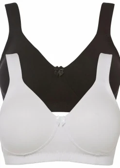 Discount Minimizer T-Shirt BH ohne Bügel mit Bio-Baumwolle (2er Pack) Damen Wäsche·Basics|Wäsche·Baumwollunterwäsche