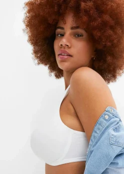 Damen bonprix Große Cups D-H|Bhs|Minimizer-BH mit gepolsterten Trägern