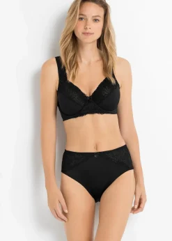 Damen bonprix Große Cups D-H|Bhs|Minimizer-BH mit gepolsterten Trägern (2er Pack)