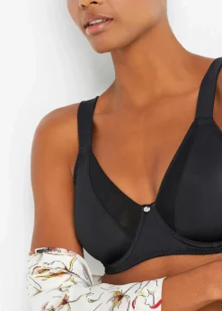 Damen bonprix Große Cups D-H|Nachhaltigere Materialien|Minimizer-BH mit gepolsterten Trägern