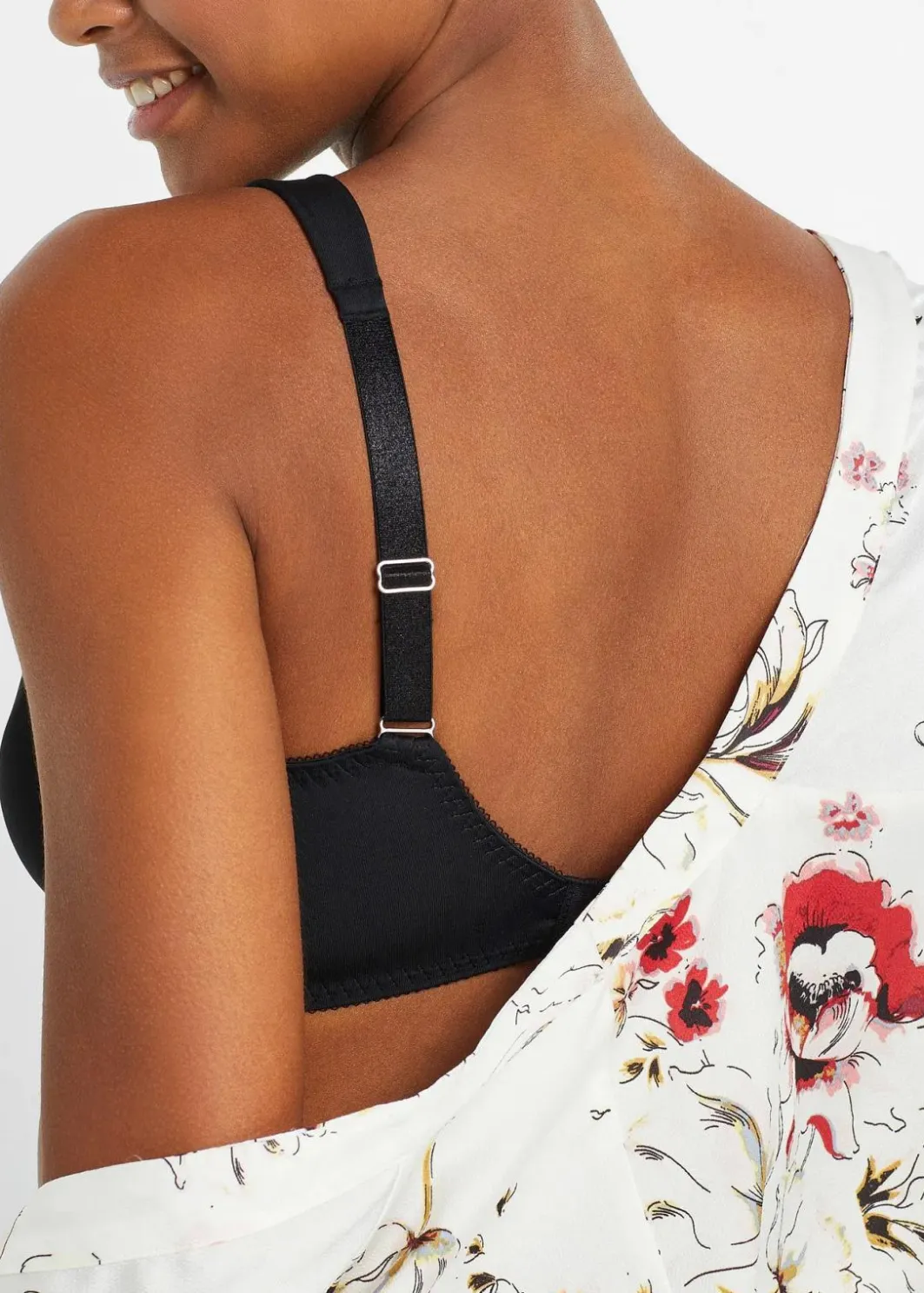 Damen bonprix Große Cups D-H|Nachhaltigere Materialien|Minimizer-BH mit gepolsterten Trägern