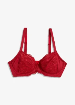 Damen bonprix Große Cups D-H|Bhs|Minimizer-BH mit Glanzeffekt