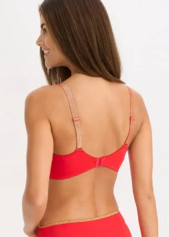 Minimizer-BH mit glitzernden Straps Damen Große Cups D-H|Nachhaltigere Materialien