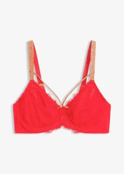 Sale Minimizer-BH mit glitzernden Straps Damen Große Cups D-H|Nachhaltigere Materialien