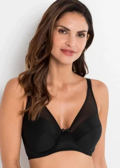 Damen bonprix Große Cups D-H|Bhs|Minimizer-BH mit Mesh