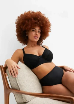 Damen bonprix Große Cups D-H|Bhs|Minimizer-BH mit Mesh
