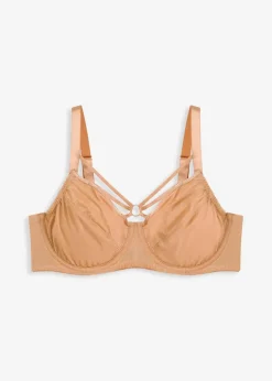 Damen bonprix Wäsche·Dessous|Wäsche·Große Cups D-H|Minimizer-BH mit schimmerndem Material