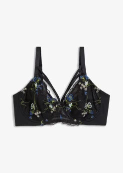 Damen bonprix Bhs|Dessous|Minimizer-BH mit Stickerei
