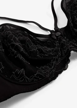 Damen bonprix Wäsche·Dessous|Wäsche·Große Cups D-H|Minimizer-BH mit zarter Spitze