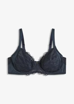 Damen bonprix Wäsche·Dessous|Wäsche·Große Cups D-H|Minimizer-BH mit zarter Spitze