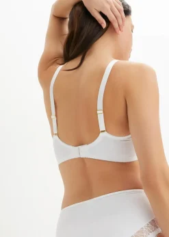 Damen bonprix Große Cups D-H|Nachhaltigere Materialien|Minimizer-BH mit zarter Spitze