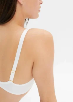 Damen bonprix Große Cups D-H|Nachhaltigere Materialien|Minimizer-BH mit zarter Spitze