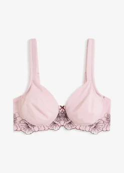 Damen bonprix Wäsche·Große Cups D-H|Wäsche·Bhs|Minimizer-BH mit zarter Stickerei