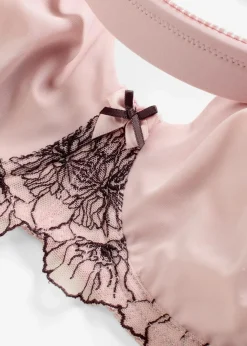 Damen bonprix Wäsche·Große Cups D-H|Wäsche·Bhs|Minimizer-BH mit zarter Stickerei