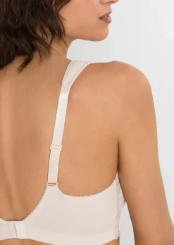 Damen bonprix Wäsche·Dessous|Wäsche·Große Cups D-H|Minimizer-BH ohne Bügel mit gepolsterten Trägern