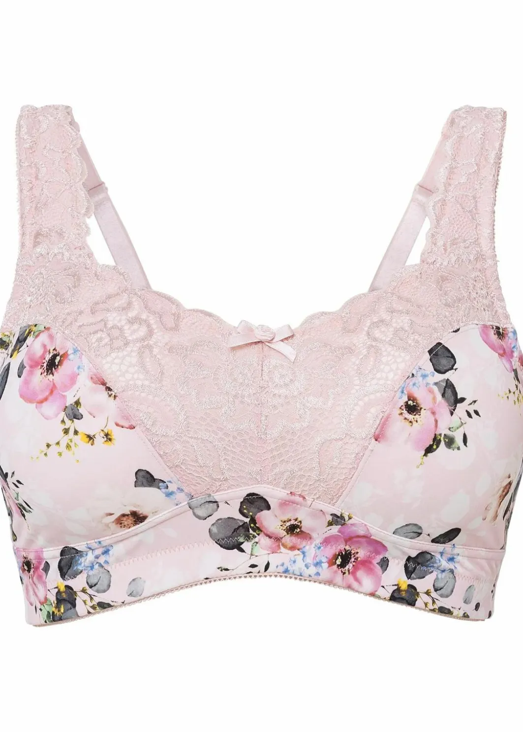 Damen bonprix Wäsche·Dessous|Wäsche·Große Cups D-H|Minimizer-BH ohne Bügel mit gepolsterten Trägern