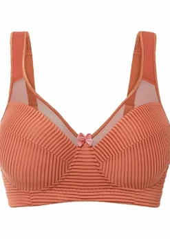 Damen bonprix Große Cups D-H|Bhs|Minimizer-BH ohne Bügel mit gepolsterten Trägern