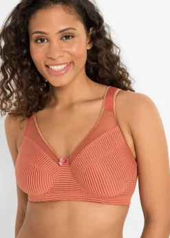 Damen bonprix Große Cups D-H|Bhs|Minimizer-BH ohne Bügel mit gepolsterten Trägern