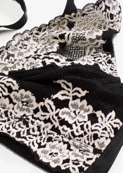 Damen bonprix Wäsche·Dessous|Wäsche·Große Cups D-H|Minimizer-BH ohne Bügel mit gepolsterten Trägern