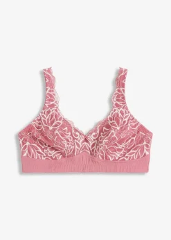 Damen bonprix Wäsche·Dessous|Wäsche·Große Cups D-H|Minimizer-BH ohne Bügel mit gepolsterten Trägern