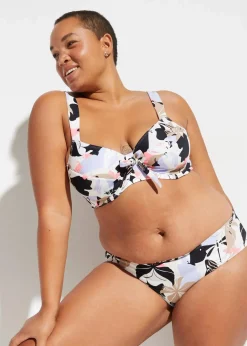 Minimizer-Bikini mit gepolsterten Trägern (2-tlg.Set) Damen Große Cups D-F|Nachhaltigere Materialien