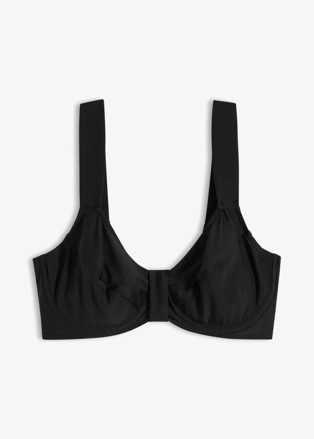 Damen bonprix Nachhaltigere Materialien|Bademode·Bikinis|Minimizer-Bikinioberteil mit breiten Trägern