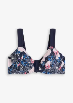 Damen bonprix Große Cups D-F|Nachhaltigere Materialien|Minimizer-Bikinioberteil mit gepolsterten Trägern