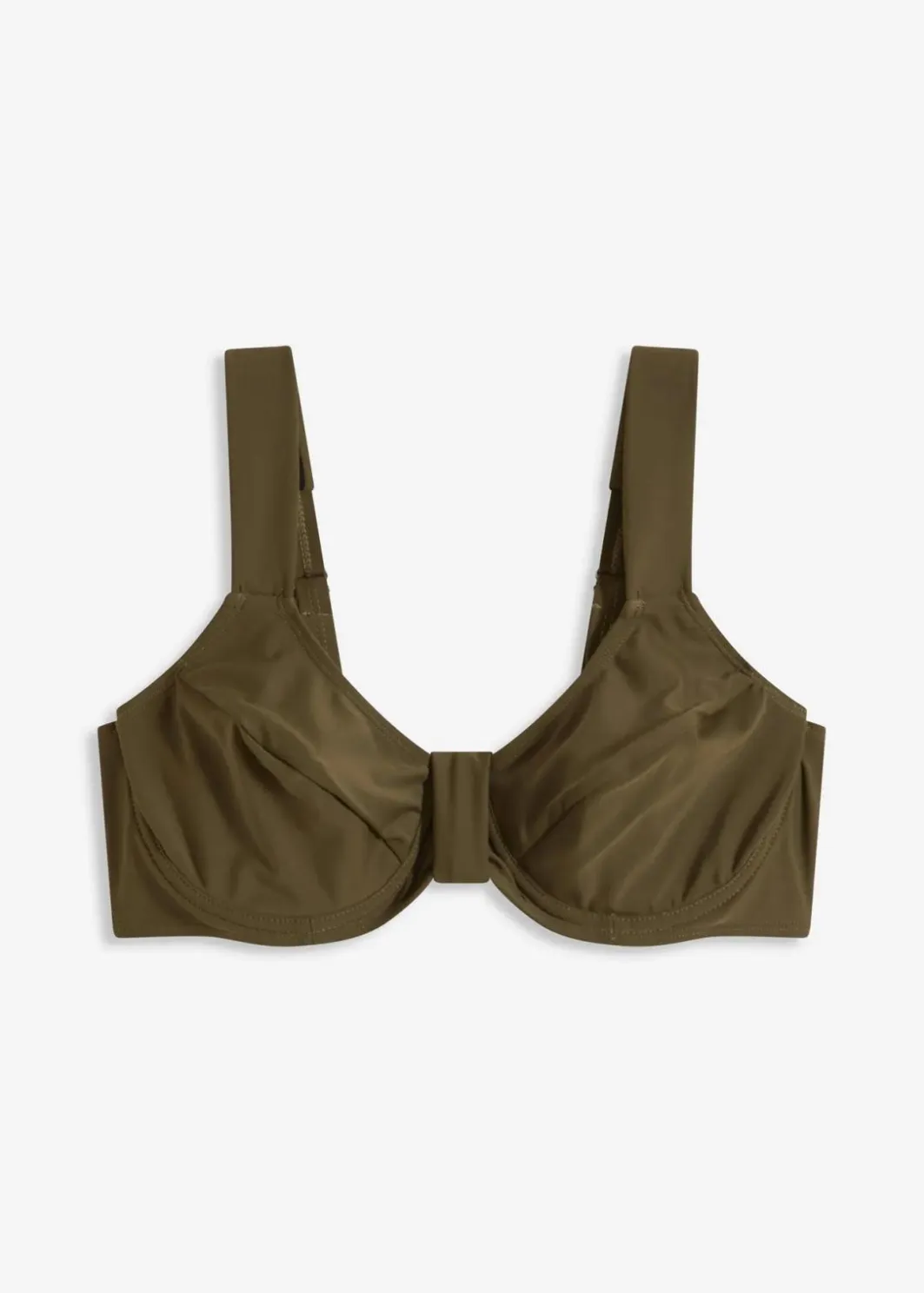 Damen bonprix Nachhaltigere Materialien|Bademode·Bikinis|Minimizer-Bikinioberteil mit breiten Trägern