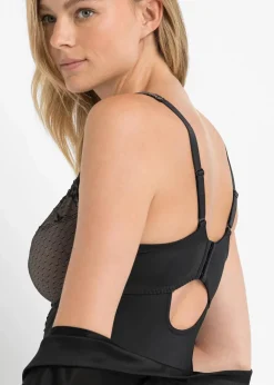 Outlet Minimizer-Body mit Stickerei Damen Wäsche·Bodies|Wäsche·Dessous