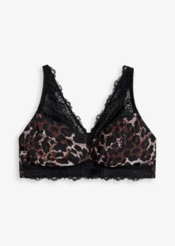 Damen bonprix Wäsche·Dessous|Wäsche·Große Cups D-H|Minimizer-Bralette mit zarter Spitze