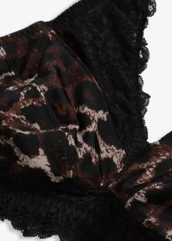 Damen bonprix Wäsche·Dessous|Wäsche·Große Cups D-H|Minimizer-Bralette mit zarter Spitze